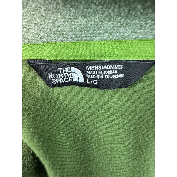 The North Face Jacket Mens Large Green Cinder Tenacious Full Zip Fleece Outdoors - Picture 7 of 13